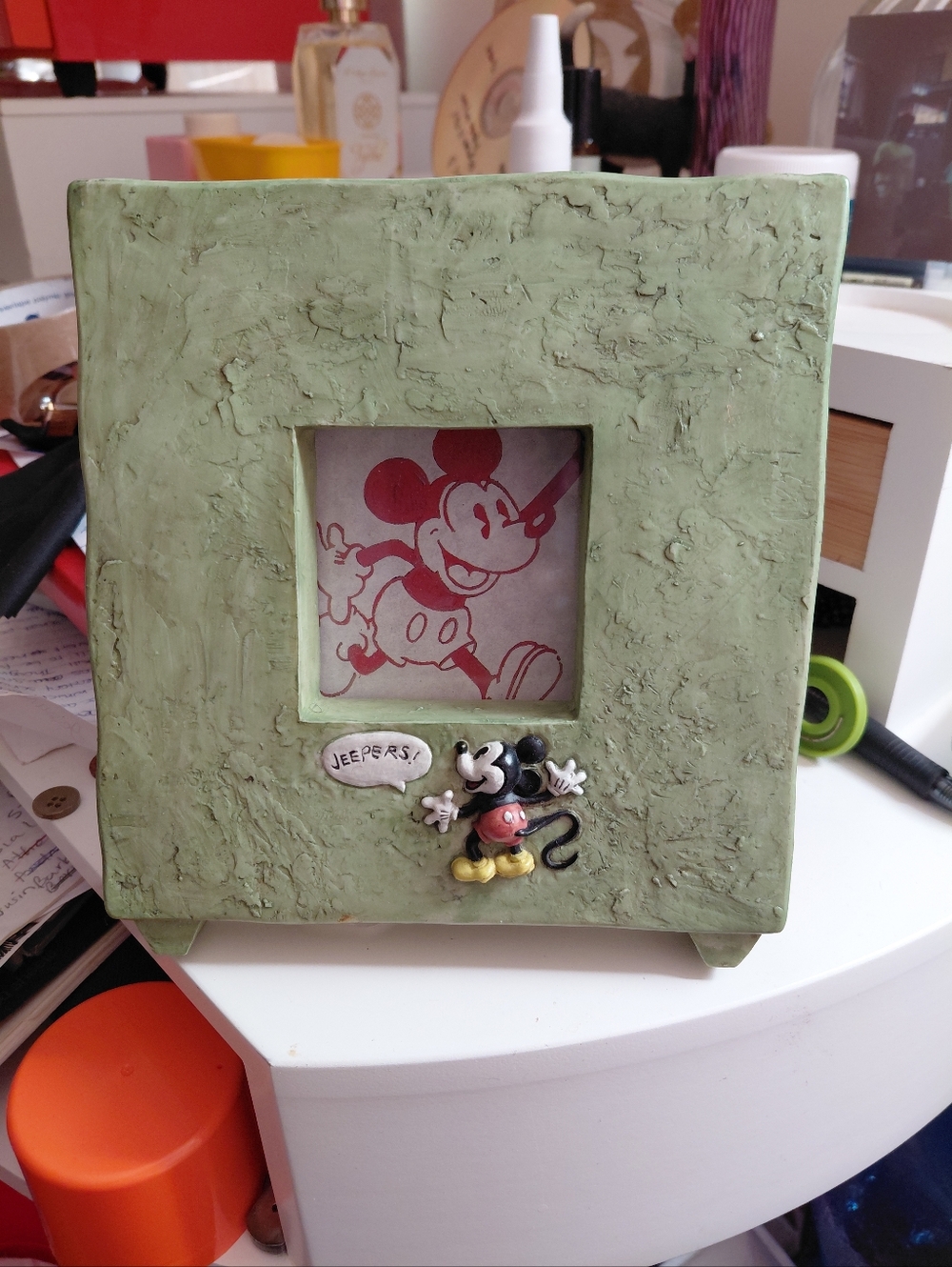 Green Decorative Mickey Mouse Frame - Brand Unspecified